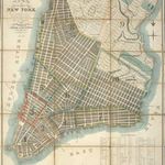 Plan of the City of New York. Engraved map by Thomas H. Poppleton, 1817. The Lionel Pincus and Princess Firyal Map Division.